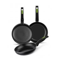Sarten Coc 18-22-26cm   Ind Neg/ver Monix 3 Pz