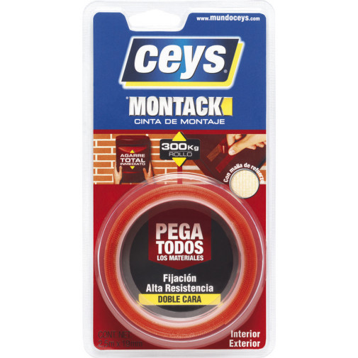 Cinta Db Cara Multimaterial 2,5mx19mm