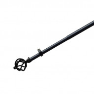 Barra Forja Kit Ext. Negro 110-200 Cm