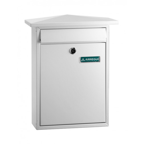 Buzon Exterior Acero Blanco 37x31x10cm