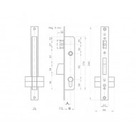 Cerradura Embutir Met Picap 30