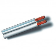 Cable Manguera Bca Plana 100mt 2x1 Mm