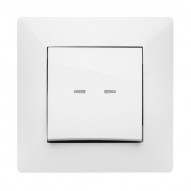 Pulsador Luminoso Blanco 10 A