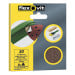Flexovit 63642526409 Triángulos Especiales Velgrip, A203, Blíster, Fino Grano, 120 Tamaño Grano, 95 mm A x 145 mm Al, Set de 6