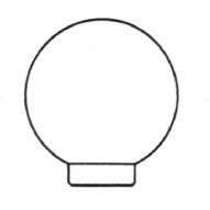 Pomo Abs Negro 34 Mm