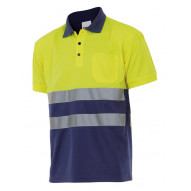 Polo A.visibilidad Amar/marino Xl