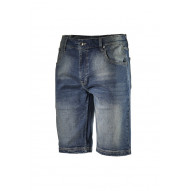Bermuda Denim Elastico Azul Xxl