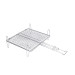 Sauvic Parrilla abombada para Carne o Pescado de 50x50 cm. con Patas