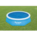Bestway Cubierta solar Flowclear™, Ø 356 cm, para piscinas de superficie redondas de 366 cm y 396 cm, azul