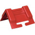 Cantonera Longitud De Brazo 95 X 95 Mm Rojo Con Ranura 10 Ud