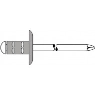 Remache Polygrip VÁstago De Mandril D X L 4 X 17 Mm K 500 Pz