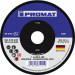 Disco de corte Promat D125 x 1 mm más grueso. Orificio de grano cerámico. 22,23 mm PROMAT, D125 x 1 mm recto, grano de cerámica.