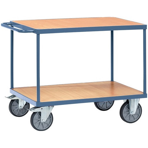 Mesa Rodante 2 Plataformas De Carga L 1200 X An 800mm Azul C