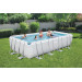 BESTWAY 56466 - Piscina Desmontable Tubular Power Steel 549x274x122 cm Depuradora de arena de 5.678 litros/hora