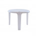 Mesa Resina Auxiliar Blanca 50 Cm