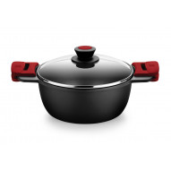 Cacerola Coc Alta 24cm C/tapa Alu Ro A410320 Bra