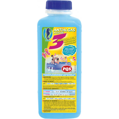 Antialgas Pisc. 1kg Hipool - Pqs 162021 Minipiscina 162021