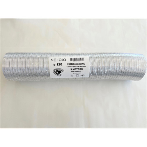 Tubo Aluminio Compacto (retr. 60 Cm) 3m 110 Mm