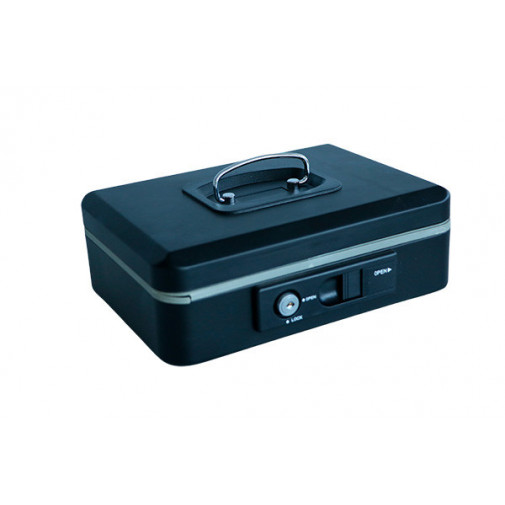 Caja Caudales Modular Negra 25x35x28cm