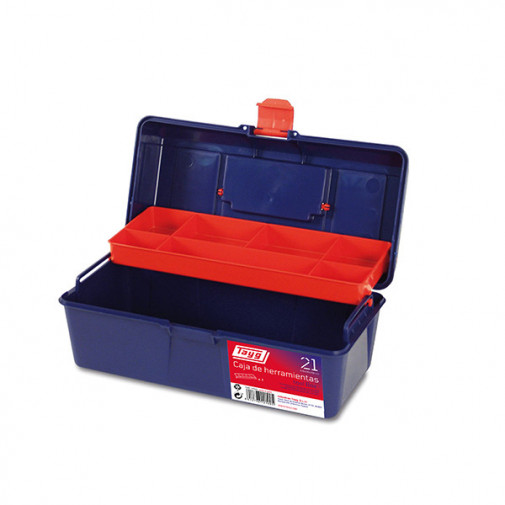 Caja Herrtas Plastico N21+bandeja 31x16x13