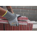 GUANTE TRABAJO RESISTENTE A CORTE FIBRA K-ROCK/ECO-LATEX TALLA 8 JUBA