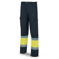 Pantalon A.visibilidad Amarillo Azul 38