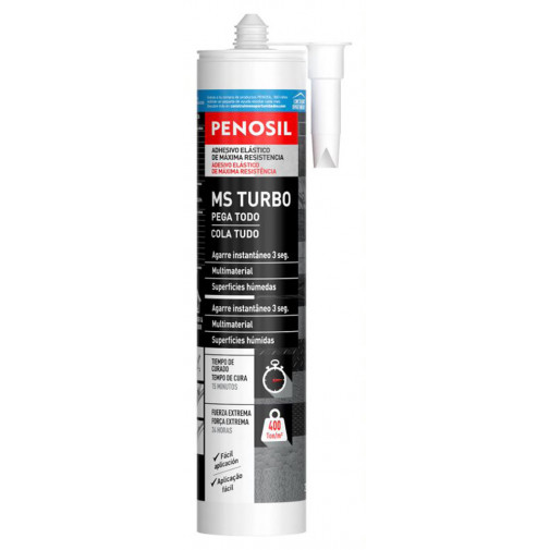 Adhesivo Sellador Polim Agarre 3seg. Bl Turbo Penosil 290 Ml