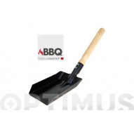 Pala Barbacoa Carbon 37x9,5 Cm Negra