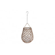 Lampara Colgante Portavelas 25 X 29 Cm