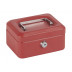 Caja Caudales Rojo 20x16x9cm