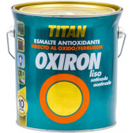 Esmalte Antioxidante Oxiron Liso Efecto Forja 4 L Negro