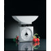 Balanza de cocina mecánica con BOL Laica K 711 pesa hasta 1kg. color blanco, diseño clásico.