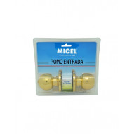 Pomo Bola Puerta Entrada Laton Pul -