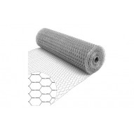 Malla Triple Torsion Galvanizada 25 X 0,8 Mm 1 X 25 M