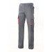 VELILLA 103004  Pantalón Bicolor Multibolsillos  Color Gris y Rojo  Talla 40