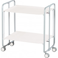 Carrito De Te Plegable Gris/blanco