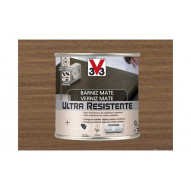 Barniz Interior Al Agua Ultra Resistente Mate 750 Ml Nogal