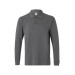 Polo M/larga Algodon Gris L