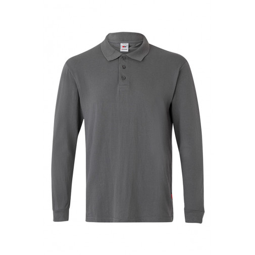 Polo M/larga Algodon Gris L