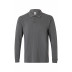 Polo M/larga Algodon Gris L