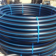Tubo Alimentario Pe-100-hd Alta Densidad Pn10 Ø 25 Mm 25 Mt