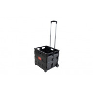 Carro Caja Plegable Negro 42 X 37 X 40,5 Cm Box Plus