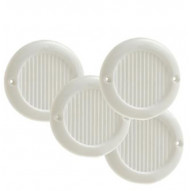 Rejilla Emp+clipsar Abs Blanco + Mosquitera Vrac 12,5-14 Cm