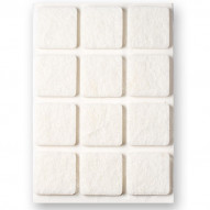 Fieltro Adhesivo Blanco Bl10 25x25 Mm