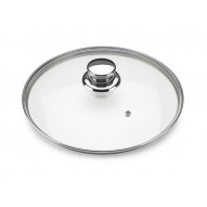 Tapa Cristal C/valvula Vapor 28 Cm