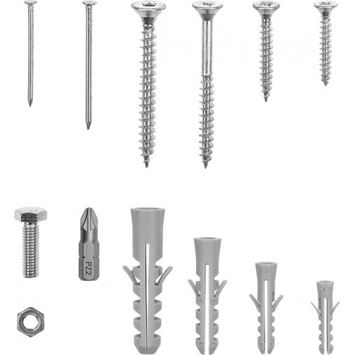 Taco + Tornillos Surtido Jg. 170 Pz -