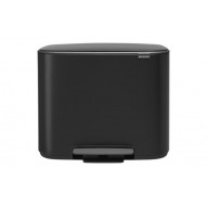 Cubo Bo Pedal Bin Negro Mate 11+23 L Brabantia