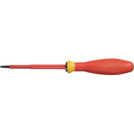 Destornillador B/recta Aislado 1000v Vde 04,0x100 Mm Tecwerk