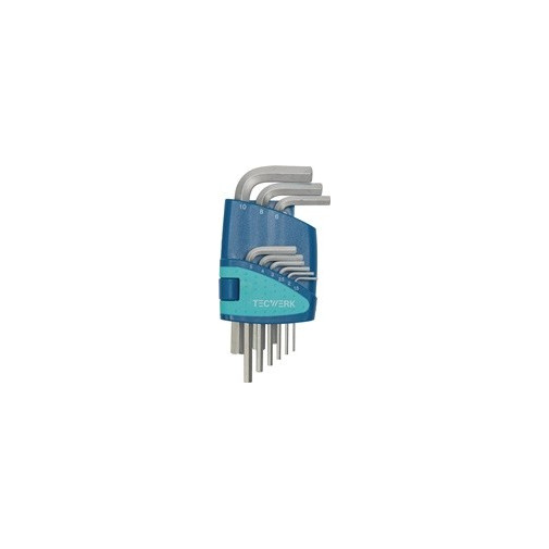 Llaves Allen Hexagonal Corta 9 Pzs 1,5-10 Mm Tecwerk