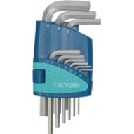 Llaves Allen Hexagonal Larga Juego 9 Pzs Cromada 1,5-10 Mm T
